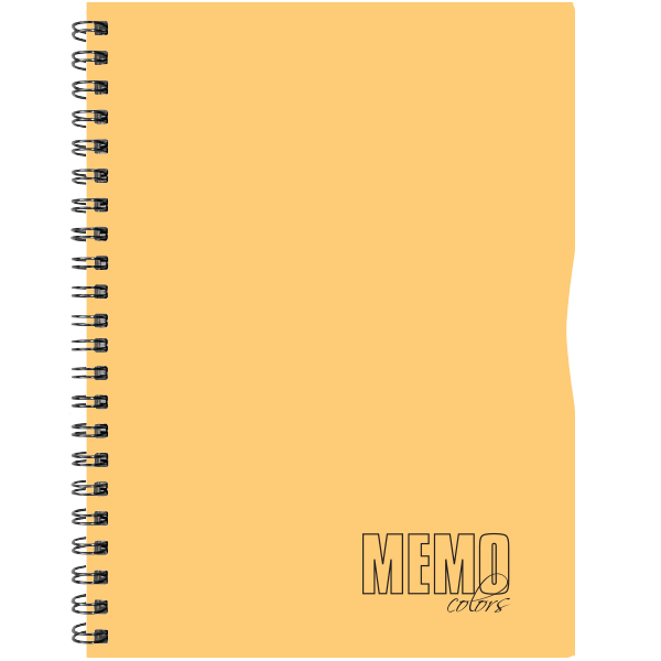 Memo A4 joon, 60 lehte, oranž | Kasseti Expert
