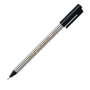 Tindipliiats Edding fiiberotsaga 0,3mm, must