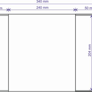 Vihiku kilekaas 210x340mm Osiris, 40mkr, 10tk pakis