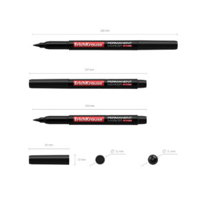 Marker P-100 1.2mm permanent, kooniline must