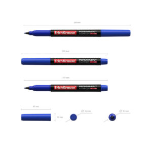 Marker P-100 1.2mm permanent, kooniline sinine
