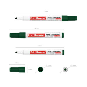 Valge tahvli marker W-500 2.5mm, roheline