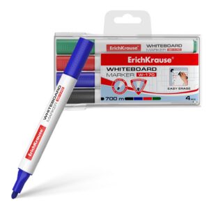 Valge tahvli markeri komplekt kolmnurkne W-170 2,0mm, 4 värvi riputuspakis