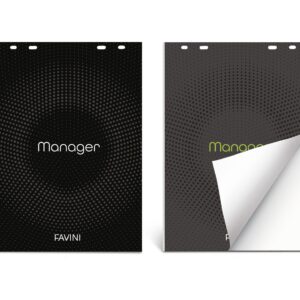 Tahvliplokk Manager Lavagna Favini, 68x96cm, valge, 20 lehte