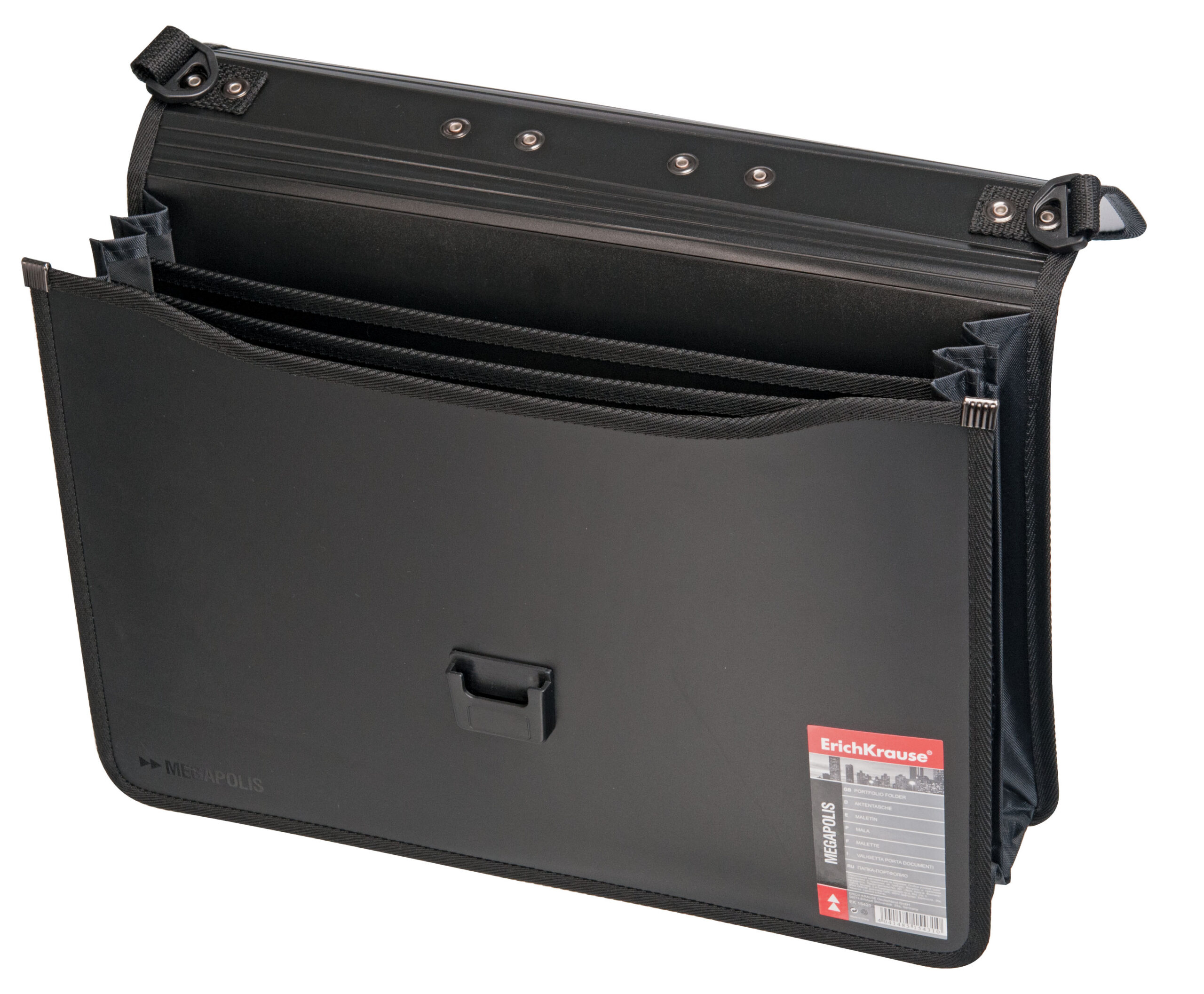 Portfell sanga ja rihmaga 350x435x130mm, must | Kasseti Expert