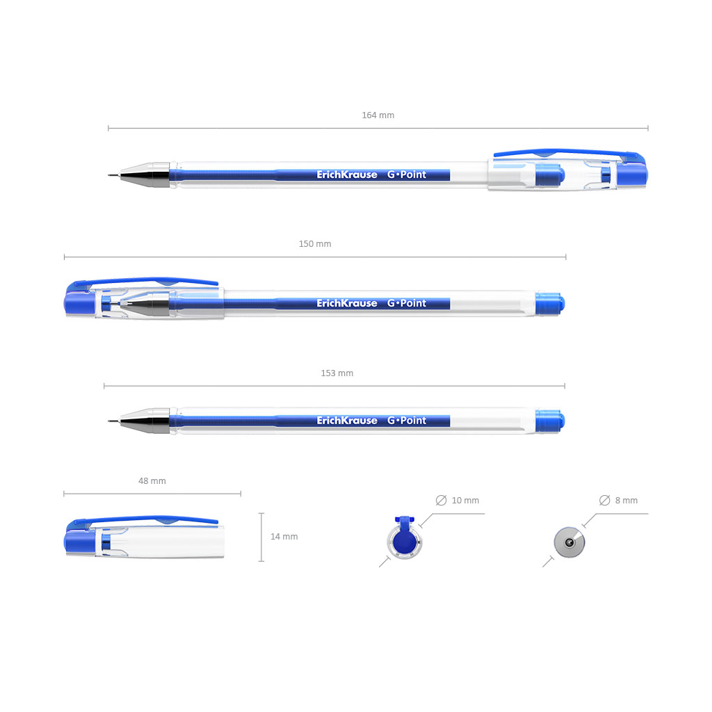 Geelpliiats G-POINT Classic Stick 0.38, sinine | Kasseti Expert