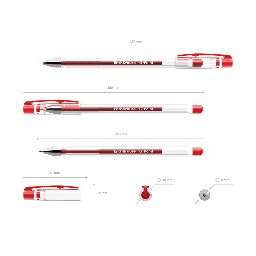 Geelpliiats G-POINT Classic Stick 0.38, punane | Kasseti Expert