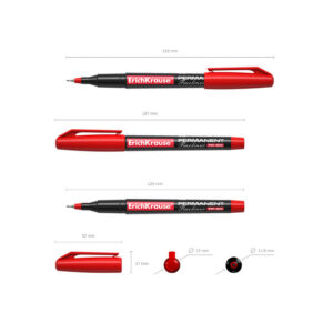 Marker FP-50 0.6mm permanent, punane