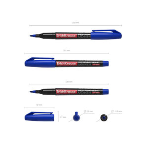 Marker P-70 1.0mm permanent, kooniline sinine
