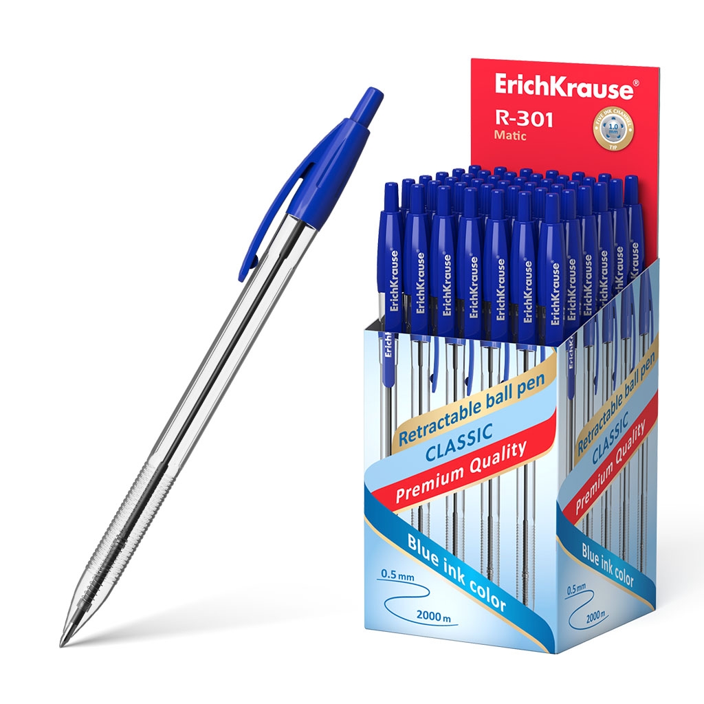 Pastapliiats lülitiga R-301 Classic Matic 1.0, sinine (50) | Kasseti Expert