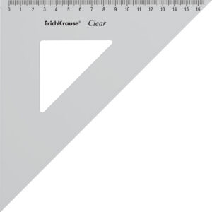 Kolmnurk 45°/16cm CLEAR, riputuspakis