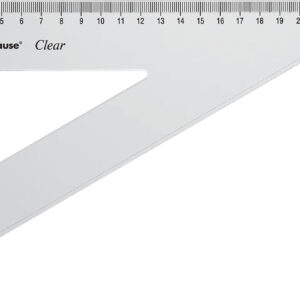 Kolmnurk 60°/22.5cm CLEAR, riputuspakis