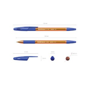 Pastapliiats R-301 Amber StickGrip 0.7, sinine