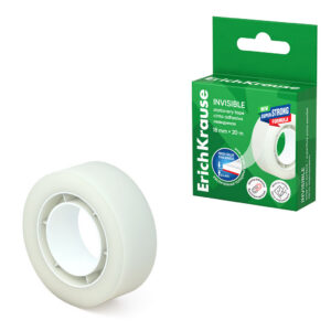 Kleeplint 18mm x 20m Invisible, kartongist riputuskarbis