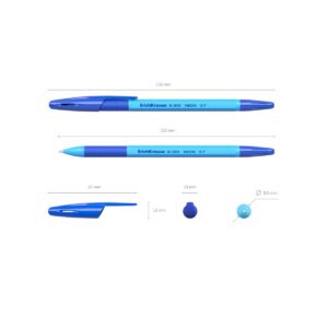 Pastapliiats R-301 Neon StickGrip 0.7, sinine
