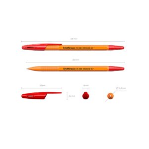 Pastapliiats R-301 Orange Stick 0.7, punane