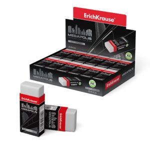 Kustutuskumm MEGAPOLIS 51x22x13mm, müügialusel (24)