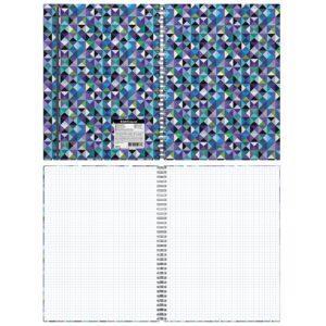 Spiraalkaustik kummiga A4 80 lehte ruut CUBES