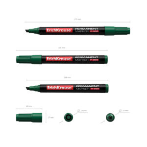 Marker P-300 permanent, roheline lõigatud