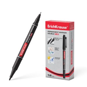 Marker kahe otsaga P-80 0,45mm/1,65mm, must
