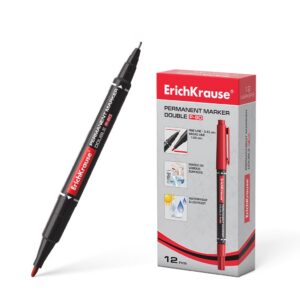 Marker kahe otsaga P-80 0,45mm/1,65mm, punane