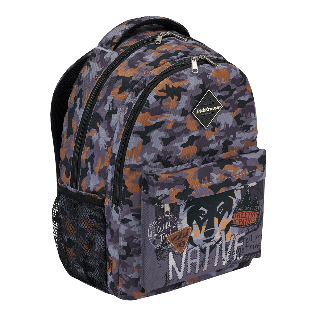 Seljakott EasyLine kaheosaline, 20L Rough Native | Kasseti Expert