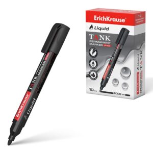 Marker Liquid  LP-600 vedela tindiga, kooniline must