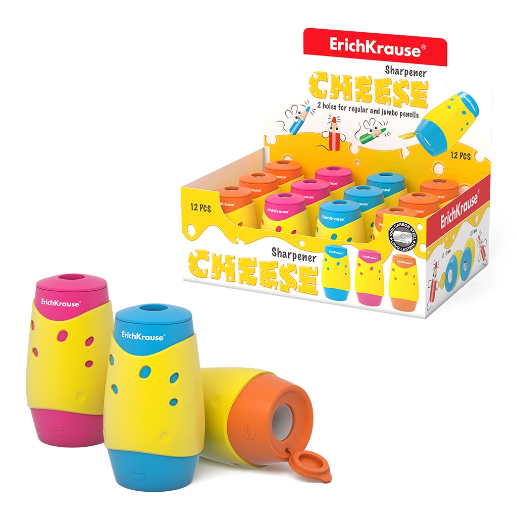 Pliiatsiteritaja Cheese kogujaga kahene, müügialusel (12) | Kasseti Expert